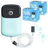 Skywin Fish Aerator Pump - Rechargeable Battery Powered Aquarium Air Pump - Portable Bait Aerator for Transporting Fish, Outdoor Fishing, Traveling, Moving, Bait Cooling, and Power Outages