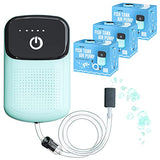 Skywin Fish Aerator Pump - Rechargeable Battery Powered Aquarium Air Pump - Portable Bait Aerator for Transporting Fish, Outdoor Fishing, Traveling, Moving, Bait Cooling, and Power Outages