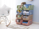 Skywin Plastic Stackable Storage Bins for Pantry - Stackable Bins For Organizing Food, Kitchen, and Bathroom Essentials with 4-Pack, 8-Pack, 24-Pack, and 50-Packs