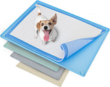 Skywin Pee Pad Holder - No Spill and Leaks Silicone Puppy Pad Holder, Secure 30 x 23 Inches Pee Pad (30Lx23W)