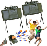 Skywin Toy Claymore Mine Trap for Nerf War and Airsoft - Trip Wire and Remote Detonating Plastic Claymore Filled with Your Ammo