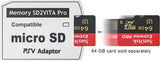 Skywin SD2Vita PS Vita Micro SD Memory Card Adapter Compatible with PS Vita 1000/2000 3.6 or HENkaku System