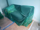 Skywin Furniture Covers for Moving - Large Sofa Couch Storage Bag & Plastic Couch Cover Dust Protector for Furniture Covering Wrap - Clear Furniture Wrapping for Moving and Extra Protection 101x75x50