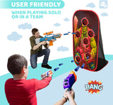 Skywin Shooting Targets - Zombie Target for Shooting Practice with Score Holes, Compatible with Nerf Targets for Kids , 47 x 25 x 27 inches