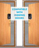 Skywin Video Doorbell Camera Mount for Apartment Security - Bell Bracket Compatible with Doorbell Wireless - Anti-Theft Doorbell Mount Cover for Peephole Door Camera Holder for Apartment Door