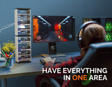 Skywin PS5 Game Holder Game Storage Organizer - 36 CD Game Holder Disk Tower for PS5 - Game Box Storage Tower