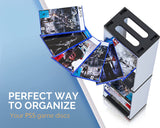 Skywin PS5 Game Holder Game Storage Organizer - 36 CD Game Holder Disk Tower for PS5 - Game Box Storage Tower