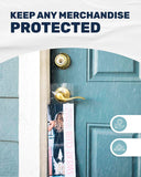 Skywin Clear Plastic Door Hanger Bags 6 x 19 inches - Protects Flyers, Brochures, Printed Materials - Waterproof and Secure Door Knob Hanger