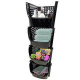 Tidyfriend Plastic Stackable Storage Bins for Pantry (Oval) - Stackable Bins For Organizing Food, Kitchen, and Bathroom Essentials