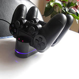 Skywin PS4 Controller Charging Dock - Dual Controller Charger for Playstation 4 Dual Shock Controllers - Charge two PS4 Controllers Simultaneously