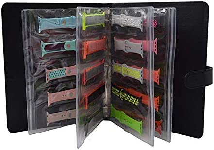 Skywin Compatible Apple Watch Organizer - 25 Bands Capacity Apple Watch Band Organizer for Multiple Designs - Keep All Your Apple i Watch Bands in Once Place, Great for Travel