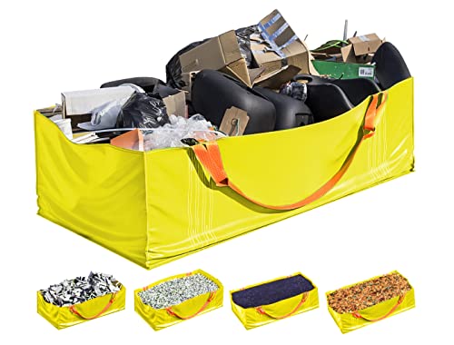 Skywin Dumpster Bag - Foldable and Reusable Construction Bags for Waste,  Multiple Times Use During Renovations Tear Resistant and Can Hold Up to  3,500 lbs ,pack of (1) - Walmart.com