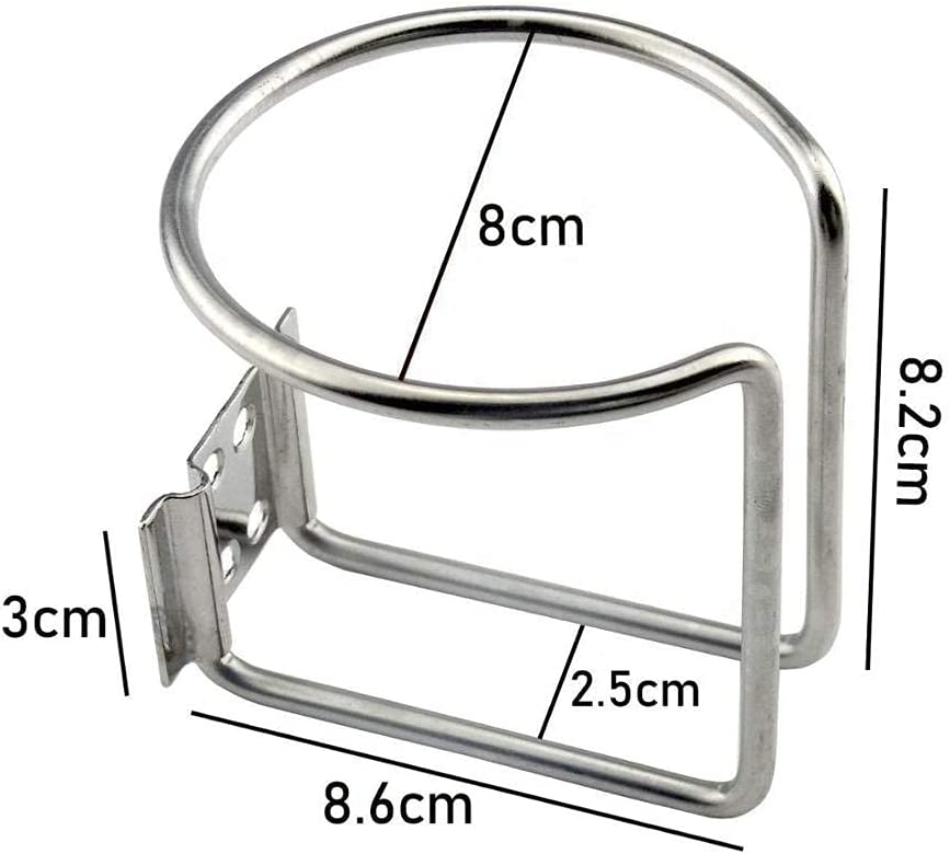 Skywin Wall Mounted Cup Holder - 2 Pack Boat Cup Holder For Yacht