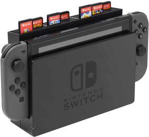 Skywin Game Card Stand for Nintendo Switch - Switch Game Card Case Holds Up to 28 Games - Use Stand Alone or Mount to Switch Dock