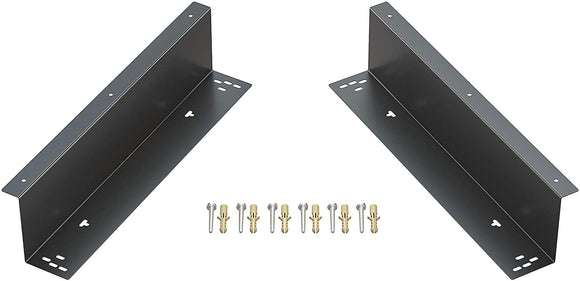 Skywin Under Counter Mounting Brackets for Cash Drawer - Heavy Duty Steel Mounting Brackets for Installation of 16