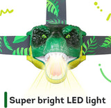 Skywin Dinosaur Kids Headlamp - Roaring T-Rex LED Headlamp