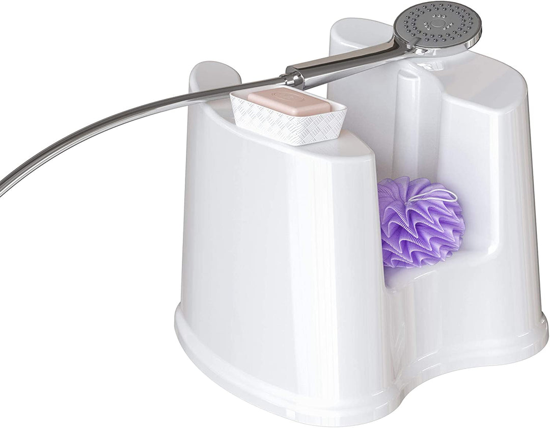 Skywin Shower Seat Shaving Stool - A Shower Stool Fit for Small Spaces ...