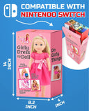 Skywin Prank Gift Box Sleeve for Nintendo Switch - Disguise your Console Gift as a Girly Dress-Up Doll - Novelty Gifting Box for Pranksters (Doll)
