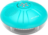 Skywin Hot Tub Speakers and Speakerphone - Disco Light Floating Waterproof IPX7 Large Wireless Pool and Shower Speaker with Dual Speaker Connection