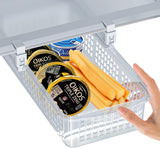 Skywin Refrigerator Egg Drawer - Snap-on Egg Holder for Refrigerator Organizes and Protects Eggs - Adjustable and Space Saving Egg Storage Container For Refrigerator