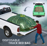 Skywin Truck Pickup Bag - Truck Sized Multi-Use Bag, Durable Truck Bag and Giant Pickup Liner with Drawstring, Fits All Truck Size - Giant Bag 101 x 75 x 50 inches, Green