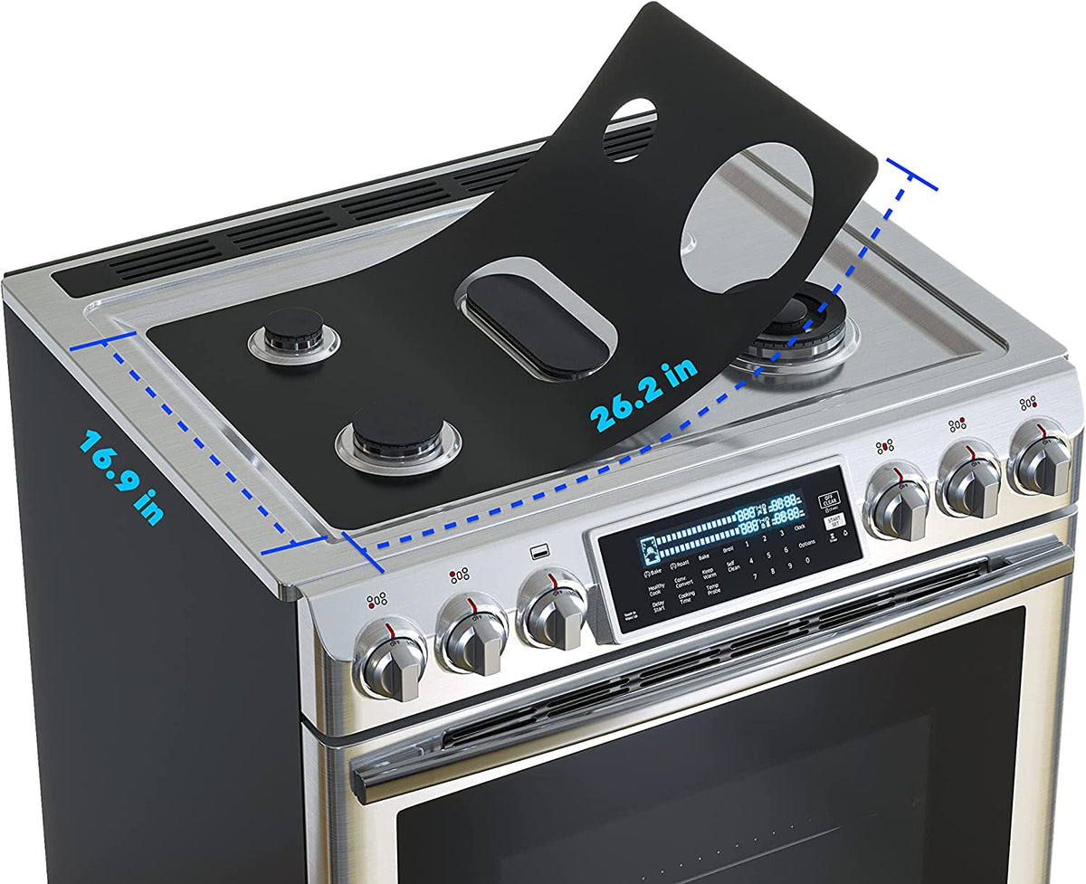 Range Ceiling Protector Skywin Stovetop Cover - Spill Guard Gas Range Protector, Custom Fit Pr ...