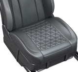 Skywin PU Leather Seat Cover - Car Seat Covers Front Seat Only with Soft and Comfortable Cushion, Stylish PU Leather Seat Cover Protects Car Seat from Dirt, Wear and Tear