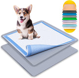Skywin Puppy Pad Holder Tray - No Spill Pee Pad Holder for Dogs - Pee Pad Holder Works with Most Training Pads, Easy to Clean and Store