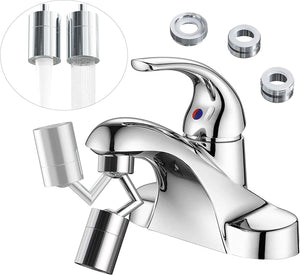 Skywin Eyewash Station and Eye Wash Faucet Extender for Flushing Eyes - Compatible with Most Faucet Types with Removable Aerator