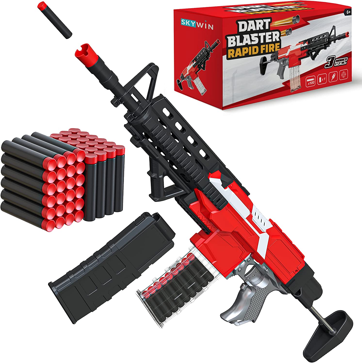 Soft Bullet Toy Guns Electric Foam Dart Blaster Fake Gun with