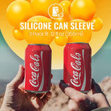 BeerSkin Silicone Can Sleeve - Beer Can Cover can Hides Beer Can by Disguising it as a Can of Soda