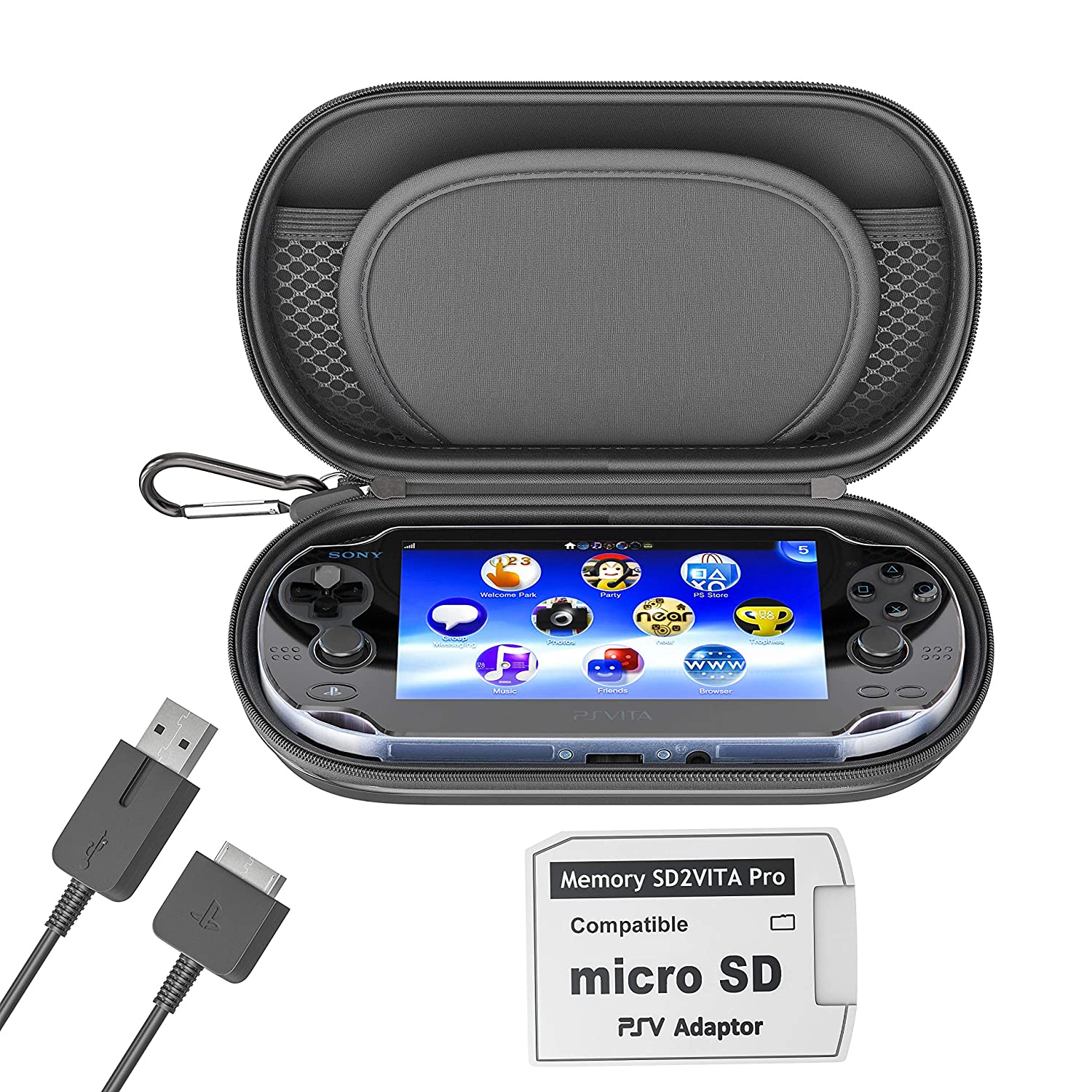 Skywin SD2Vita PS Vita Micro SD Memory Card Adapter Compatible with PS Vita  1000/2000 3.6 or HENkaku System